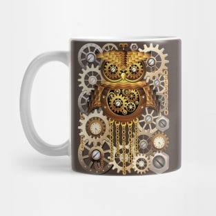 Steampunk Owl Vintage Style Mug